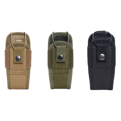 3Pcs/Lot Outdoor Tactical Molle Pouch Walkie Talkie Holder Multi-Function Phone Waist Bag for Camping Hiking Hunting Sports