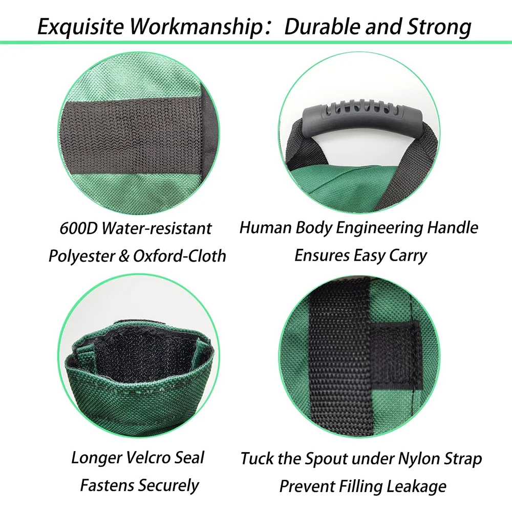 Durable Un-Filled Shooting Rest Bag Target Stand Large Size Sand Bag Bench for Hunting Photography Versatile Support Sandbag