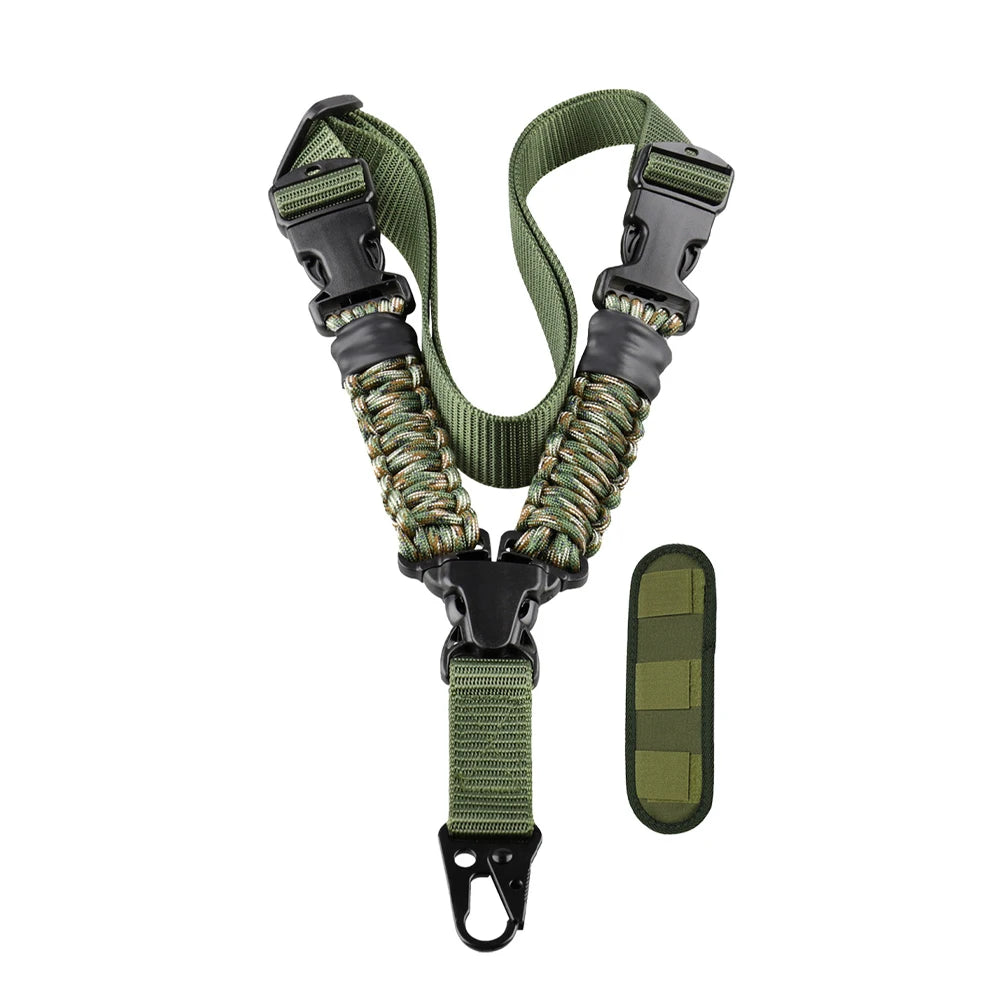 1Pc Airsoft Guns Sling 1 Point Strap Sport Sling Shoulder Strap Practical Nylon Sling Adjustable Outdoors Sport Tactical Harness