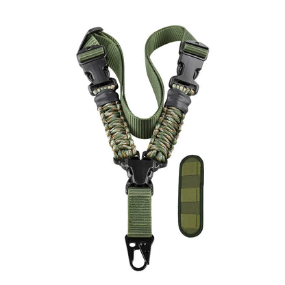 1Pc Airsoft Guns Sling 1 Point Strap Sport Sling Shoulder Strap Practical Nylon Sling Adjustable Outdoors Sport Tactical Harness