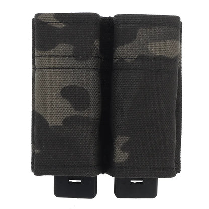 Pistol Magazine Pouch FAST 9mm Single Double MAG Bag Hunting Airsoft Holder With MOLLE Malice Clip KYWI Insert