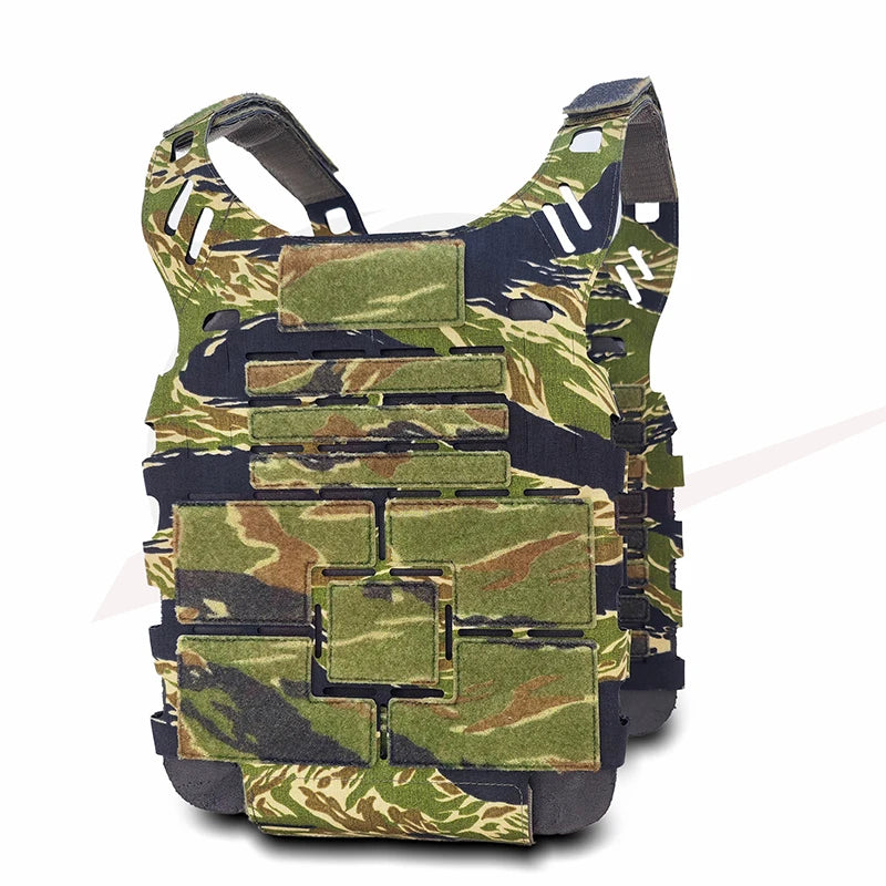 ICEPLATE EXO Tactical Vest Body Laser Cut Front And Rear Panels 500d Equipped With Hunting Combat Accessories