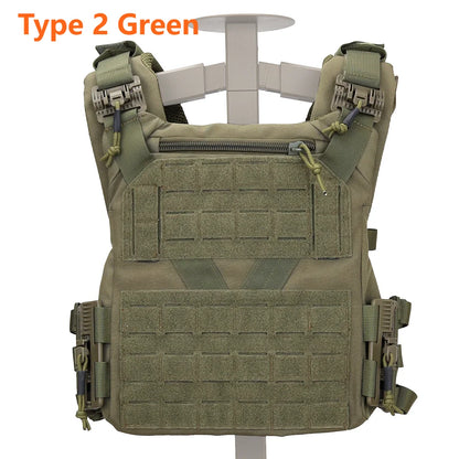 Tactical Vest Plate Carrier 3.0 Mesh Comfortable Quick Release on/off Hunting Cummerbund Fast Adjust Multi-size Airsoft Gear