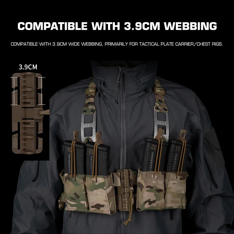POSEIDON DEFENSE Quick Release buckle Compatible With Vest Plate Carrier Chest Rig