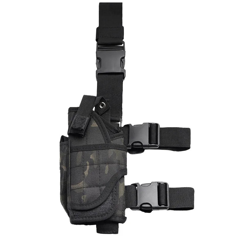 Tactical Leg Holster Airsoft Hunting Pistol Holster Pouch Adjustable Strap Nylon Gun Holster For Universal Gun