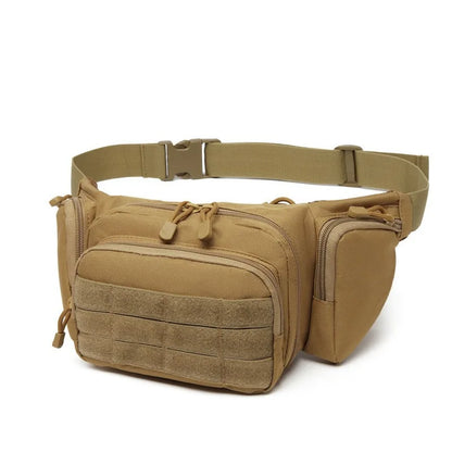 Multifunctional Tactical Waist Bag Outdoor Cycling Storage Pack Portable Concealed Molle Waist Pouch Tactical Accessory Utility