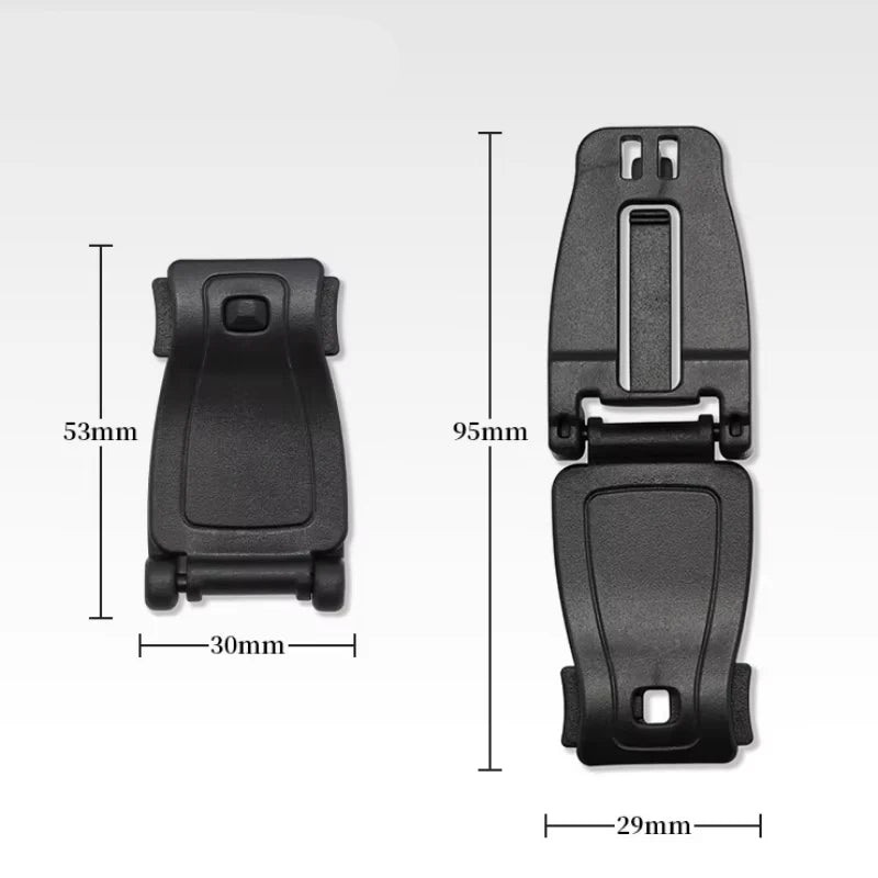Multipurpose MOLLE Clip Tactical Strap Webbing Attachment Dominator Connection Buckle Management Tool for Bag Backpack 6/2pcs