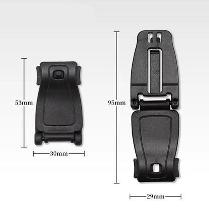 Multipurpose MOLLE Clip Tactical Strap Webbing Attachment Dominator Connection Buckle Management Tool for Bag Backpack 6/2pcs