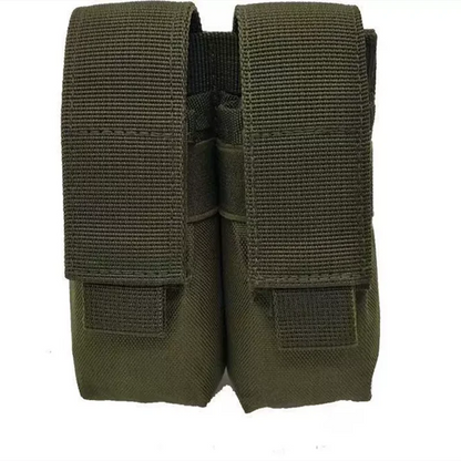 9mm Magazine Pouch Single Double Magazine Pouch Outdoor Molle Open Top Magazine Pouch for Glock M1911 92F Flashlight Bag