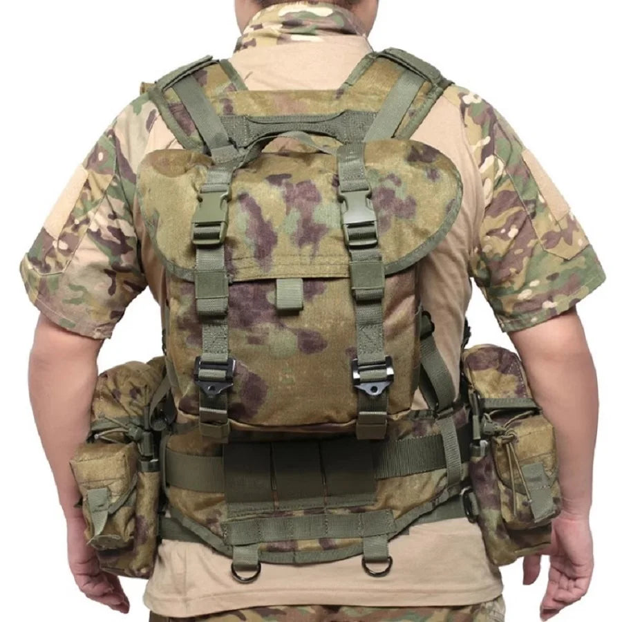 700D Nylon Russian Smersh Tactical Vest & Chest Rig Set Army Camo Combat Gear for Airsoft  Hunting Military Style