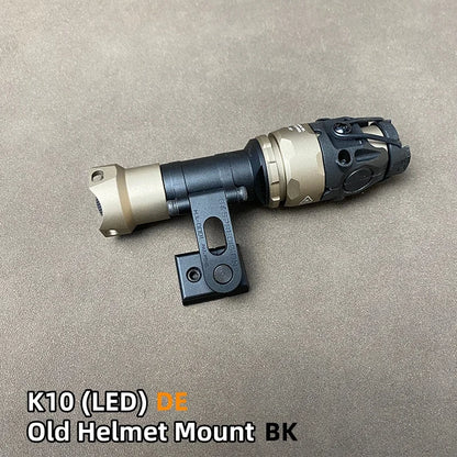 SOTAC Tactical SS MAX Helmet Light Mount with M300V M300B SF Flashlight for Helmet Rail
