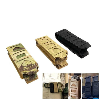 Open-Top Molle Mag Carrier Tactical Pistol Magazine Pouch Single Stack/Magazine Pouch for 9mm/.45 Caliber Mags