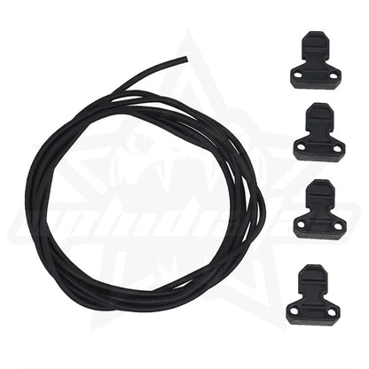 OPHIDIAN 1 Set Hunting Bungee Cord Fastening Pull Ring for Open Top Magazine Pouch Vest Quick Elastic Fastening Strap