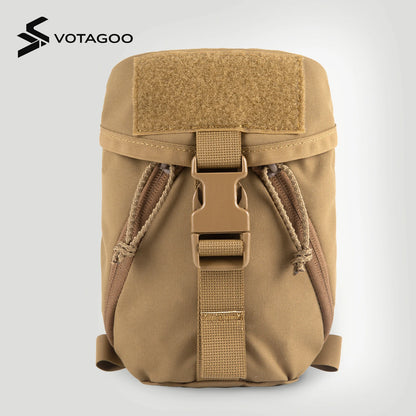 VOTAGOO Tactical IFAK Pouch – MOLLE Medical Bag & Miscellaneous Pouch, Military Fan Vest Expansion with Waist Bag