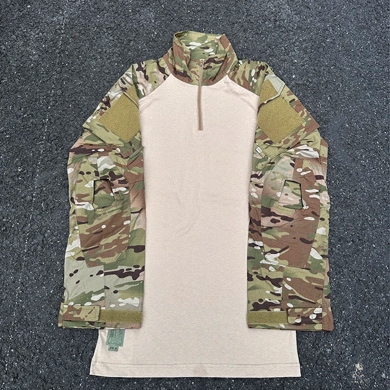 Outdoor Tactical Hunting G2 AC  Frog Suit, GEN2 MC All Terrain CP Camouflage Tactical Pants, Tactical Top Lined Shirt