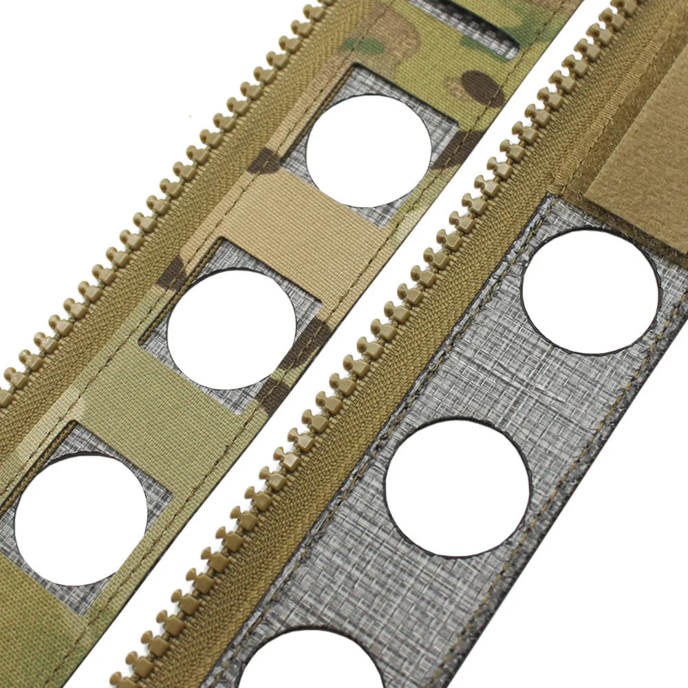 Tactical MOLLE Back Panel Zipper Adapter FCPC Back Pocket Zipper For Hunting Vest FCSK 3.0 Backpack Zipper Accessories