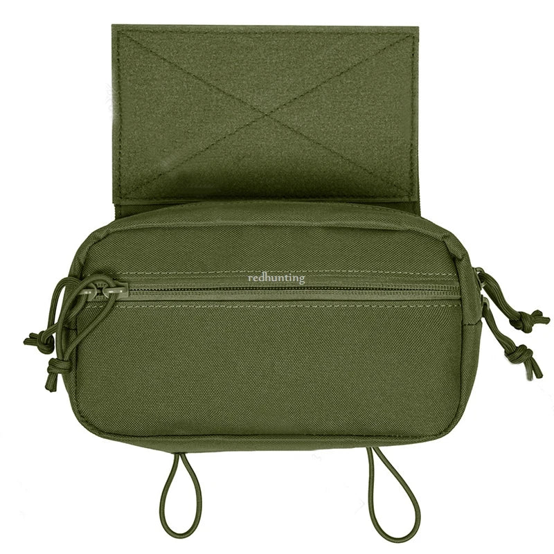 Tactical Dump Drop Pouch with Hook and Loop for JPC CPC AVS Vest Utility Tool Bag Airsoft Paintball Hunting Accessories