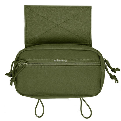 Tactical Dump Drop Pouch with Hook and Loop for JPC CPC AVS Vest Utility Tool Bag Airsoft Paintball Hunting Accessories