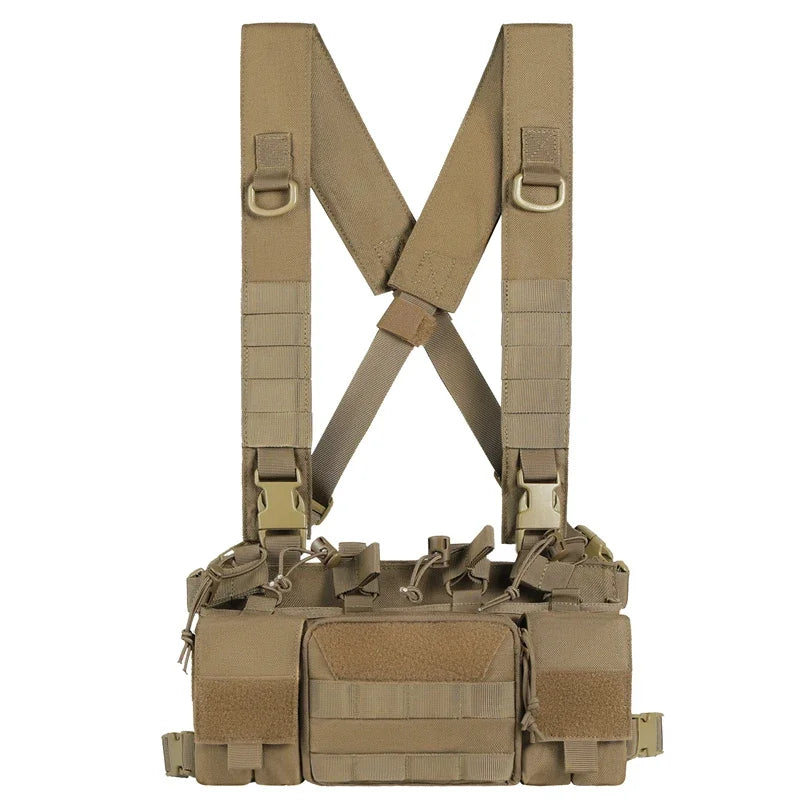 ONETIGRIS Tactical MOLLE Chest Rigs X Harness JPC Hunting Airsoft Magazine Pouch Tactical Plate Carrier Vest Equipment