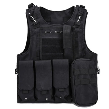 Tactical Vest CS Game Airsoft Assault Molle Vest Equipment Outdoor Clothing Hunting Camouflage Vest Combat Security Waistcoat