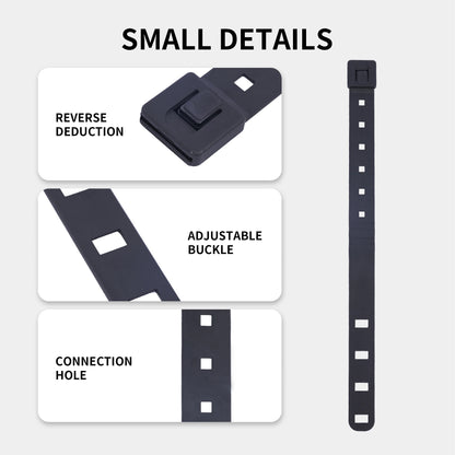 MOLLE Straps, Durable MOLLE Clips Attachments for Vests, Tactical Malice Clips - 4 Pcs