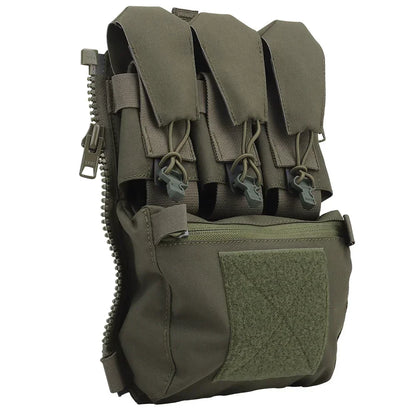 Tactical Multi purpose Bag Tactical Vest for FRO Style V5 Vest Back Panel Double Pouch Zip On Backpack Hunting Hiking
