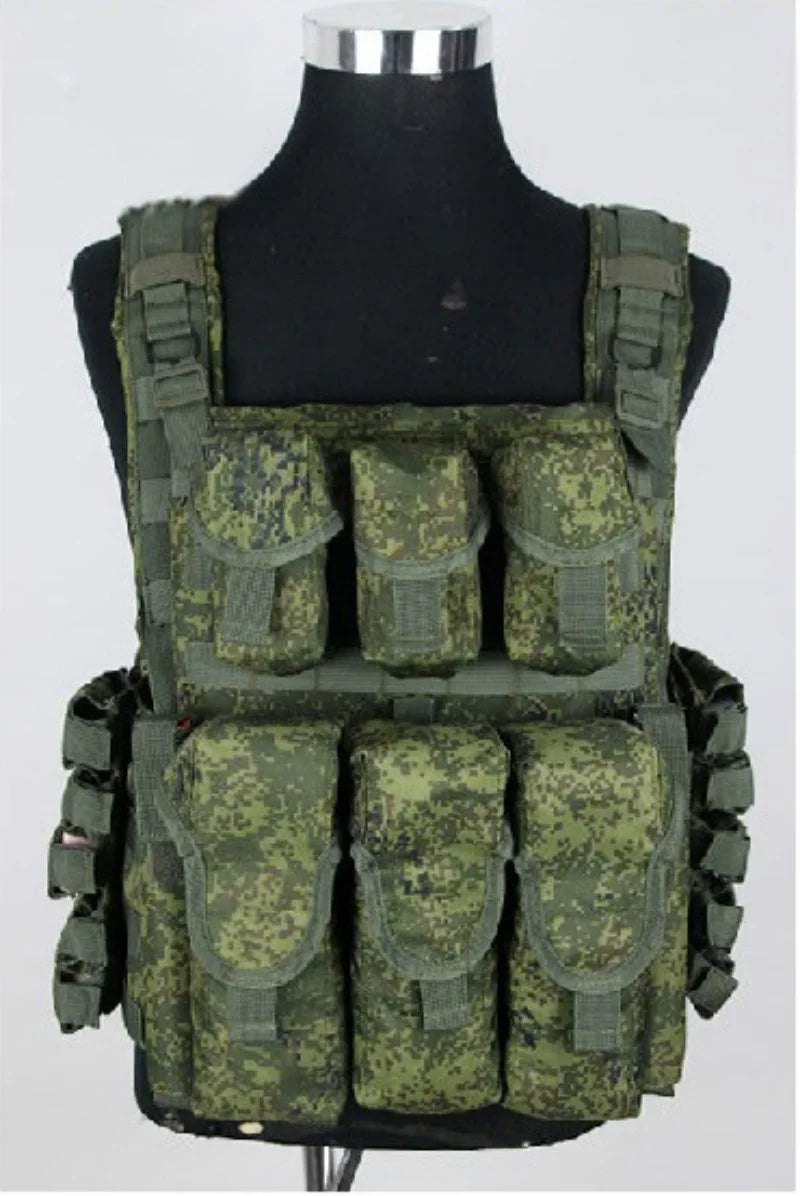 6b46 Tactical Vest Set, Russian Tactical Air Soft Little Green Man Set, Outdoor Hunting Cosplay Equipment, Akmolle Sub Package