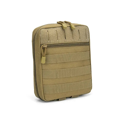 MOLLE Pouch, Tactical Admin Pouch Belt EDC Tool Organizer Zippered Utility Waist Pack Outdoor Multifunctional Medical Kit