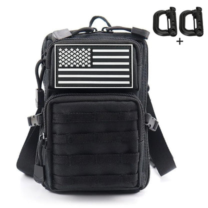 Multi functional portable carry on bag with 4 different carrying methods, large capacity outdoor waist bag