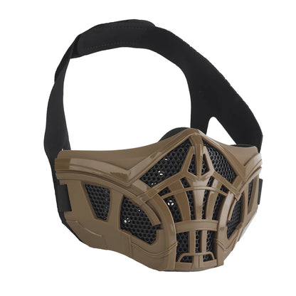 Scorpion Masks Tactical Hunting Paintball Airsoft CS Fight Half Masks Inner Silicone Breathable Halloween Part Cosplay Props