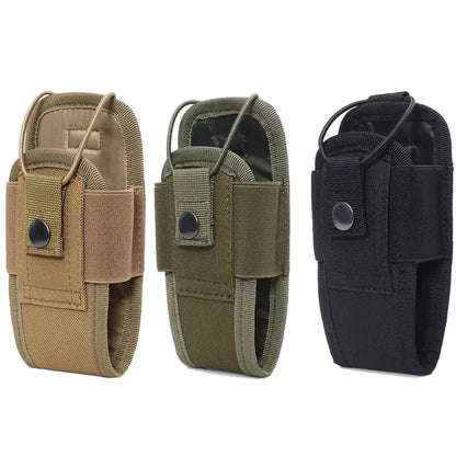 1/3pc Tactical Molle Radio Walkie Talkie Pouch Holder Pocket Waist Bag Portable Interphone Holster Carry Bag for Hunting Camping