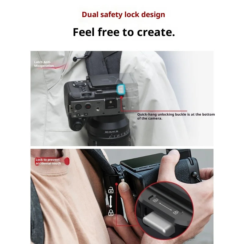 FALCAM F38 Quick Release Kit for Backpack V2 F38 3802/F38 3803/F38 3803P Camera Strap Clip for Camera Expansion Accessories