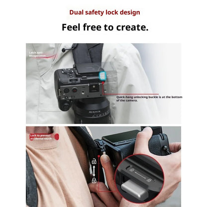 FALCAM F38 Quick Release Kit for Backpack V2 F38 3802/F38 3803/F38 3803P Camera Strap Clip for Camera Expansion Accessories