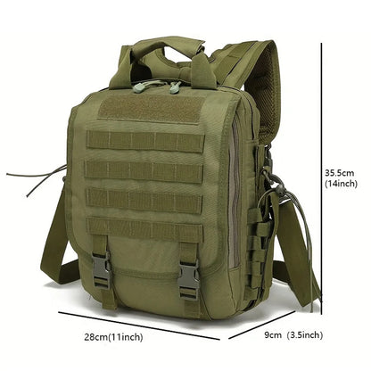Tablet computer backpack, outdoor adventure tactical camouflage backpack, outdoor small waterproof backpack
