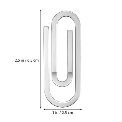 1Pc Stainless Steel Money Clip Minimalist Portable Cash Holder Multi-purpose Travel Waist Backpack Fix Buckle Hunting Accessory