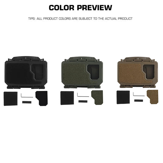 Tactical MOLLE Phone Storage Box Hunting Vests Plate Carrier Phone Holder Navigation Board Airsoft Shooting Admin Panel Board