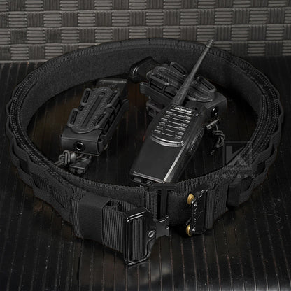 KRYDEX Tactical EDC Belt 1.5" Duty Concealed Carry Base Belt Hook & Loop Inner Belt Men Waist Belt Outdoor Hunting Acessories