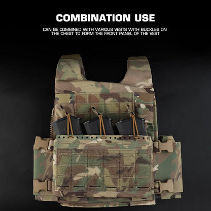 MK5 Chest Rig Molle SS MKV Micro Fight Chassis Placard 5.56 Triple Pouch Hunting Vest Plate Carrier