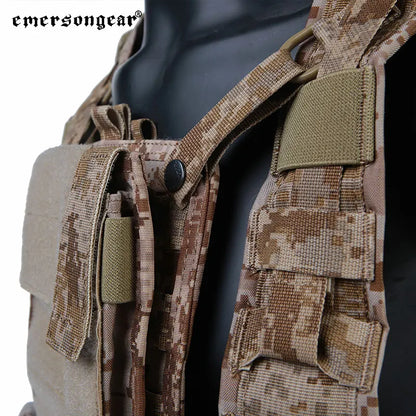 Emersongear For RRV Hunting Vest W/ Magazine GP Pouchs Lightweight Set Training Combat Hunting Hiking Trekking Nylon