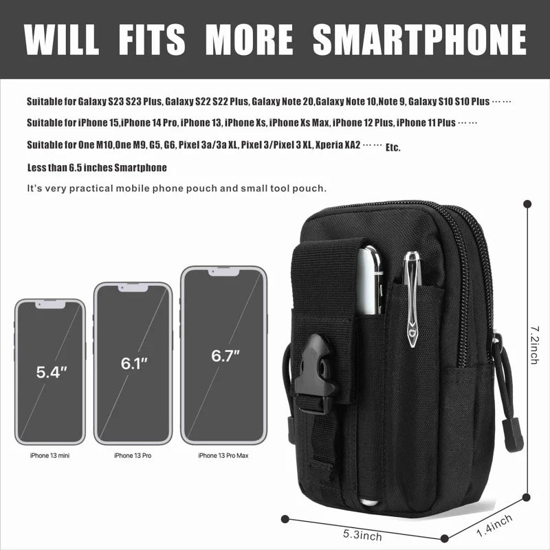 Outdoor Cycling Waist Bag Camouflage Military Tactical Multi-Functional Waist Bag Accessories Bag
