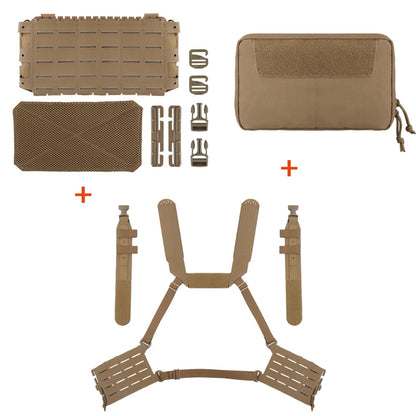 Tactical ARC Chest Rig Kit With ARC V3 Multi-purpose MOLLE Mag Pouch And ARC GP Pouch Quick Release