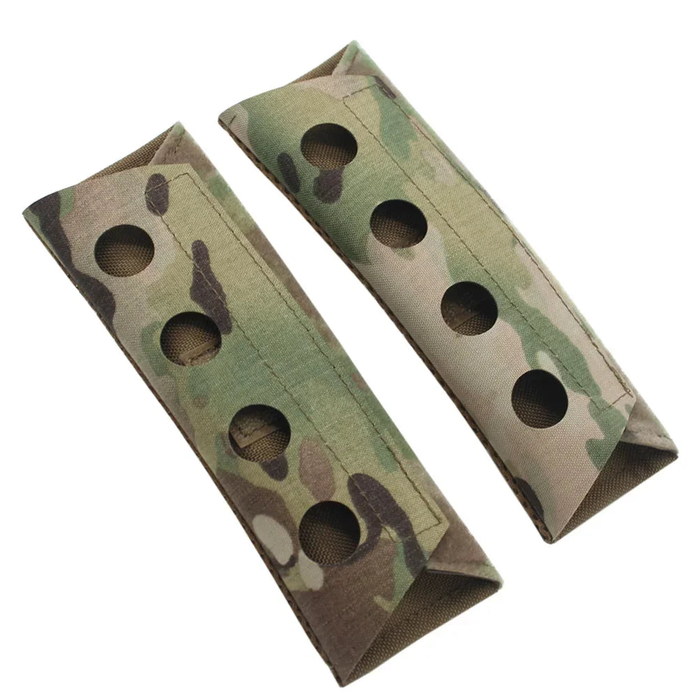 1 Pair Laser Cutting Tactical Vest Composite Shoulder Pads Airsoft FCSK FCPC LV119 Vest Plate Carrier Shoulder Pad