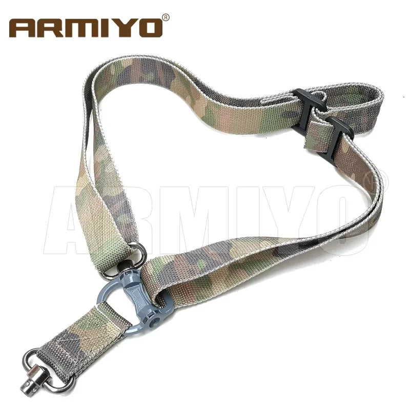 Armiyo Tactical Mission S2 S3 S4 Hunting Sling 2 Point Adjustable Shoulder Strap Belt Mount Carry Kettle Camera Scope Bag Box