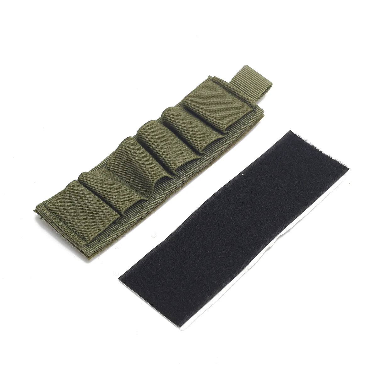 6 Rounds 12 Gauge Shotgun Shell Holder Elastic Ammo Organizer Pouch Tactical Vest Accessory for Hunting Shooting EDC Storage