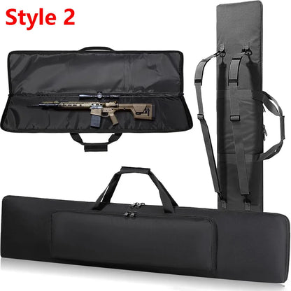 120cm Rifle Gun Case Soft Gun Bag Tactical Shotguns Storage Bag Rifle Carrier Pouch Hunting Gun Backpack for Shooting Range