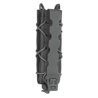 Tiger V2 Long Single Magazine Pouch Quick Release MOLLE Hook-Loop Clip Mag Carrier Holder Extended Mag MP5 MP7 MP9 UMP45 MPX