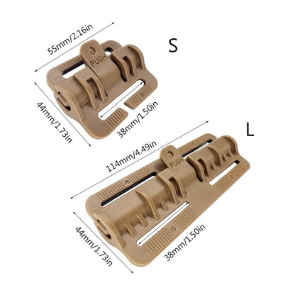 2×Tacticals Vest Quick Release Buckle Fast Fit Molles Side Belt Cummerbund Tube