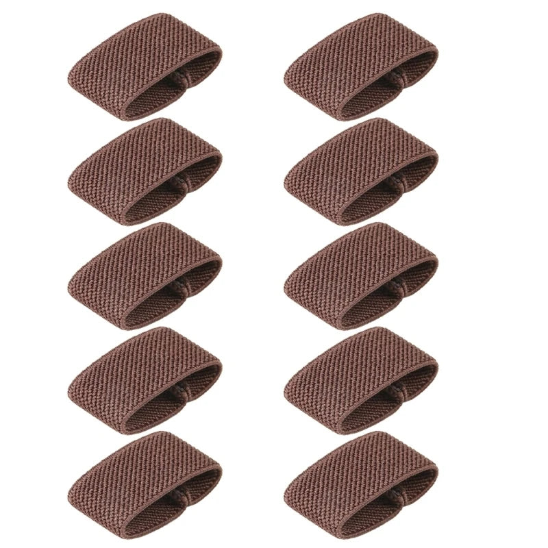 10 Pcs Elastic Belt Loop Keepers Nylon Belt Loop Backpack Strap Holder Retainers Band Tactically Belt Holder Band