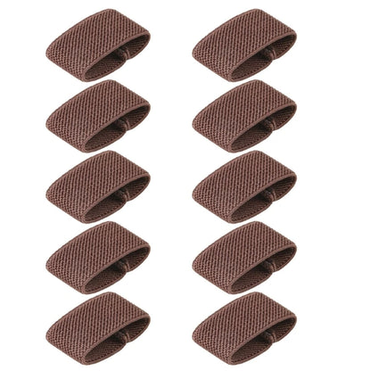 10 Pcs Elastic Belt Loop Keepers Nylon Belt Loop Backpack Strap Holder Retainers Band Tactically Belt Holder Band