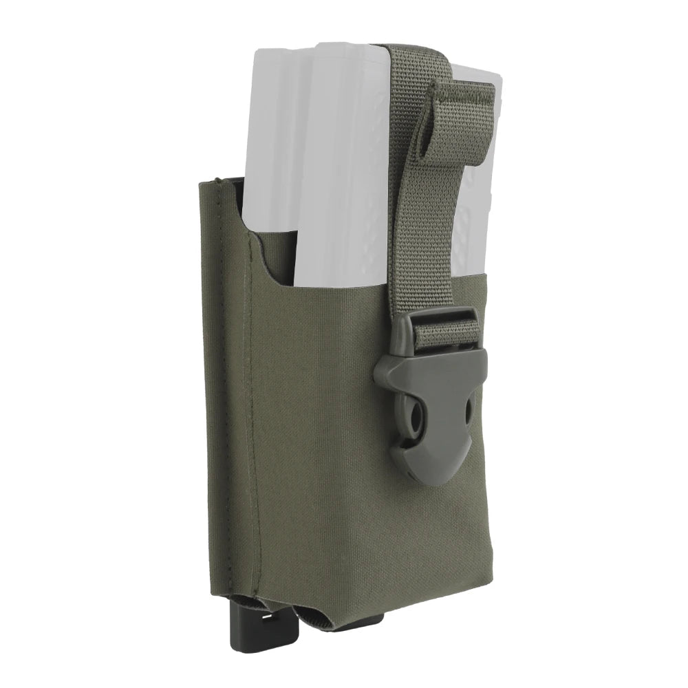 OPHIDIANTAC 5.56 Webbing Single Magazine Pouch with MOLLE Clips Widely Applicable Mag Holder for Hunting Accessories